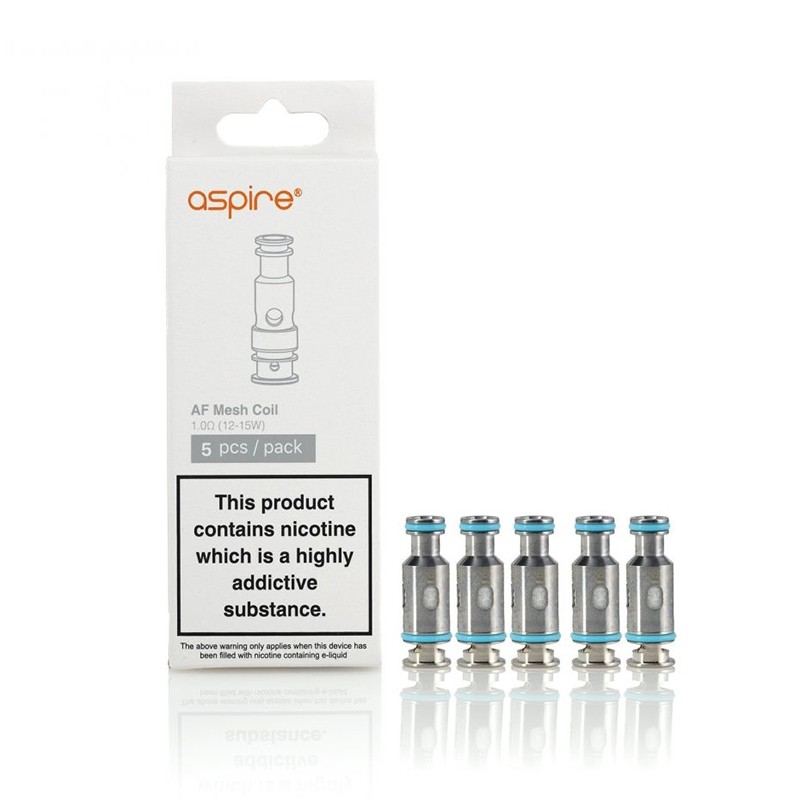 AF Coil Yedek Atomizer Uygun Fiyat Uygun fiyatlı Aspire AF Coil ile yoğun lezzet ve üstün buhar kalitesi sunan dayanıklı salt nikotin atomizeri.