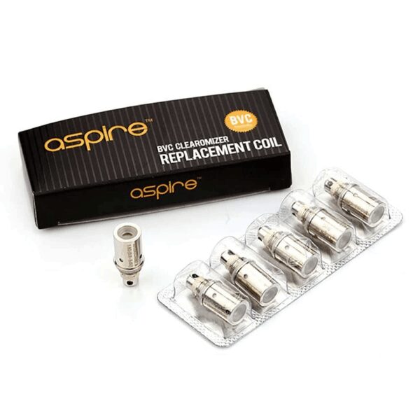 Aspire BVC Clearomizer Coil, uygun fiyatlı yedek başlıkla salt nikotin için üstün buhar ve lezzet sunar.
