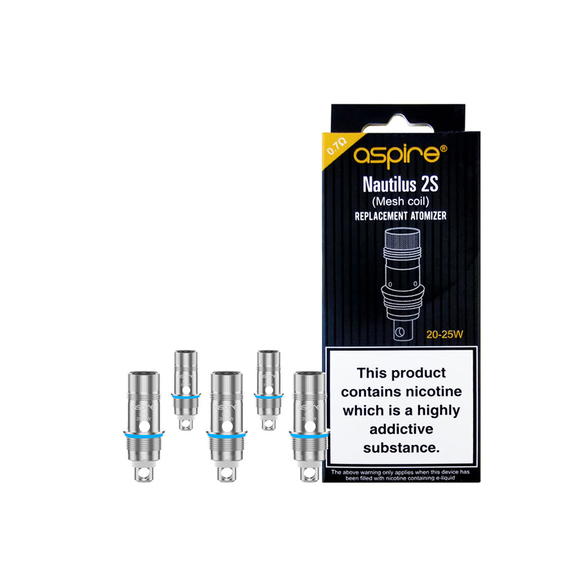 Aspire Nautilus 2S Coil Uzun Ömürlü Uygun fiyatlı Aspire Nautilus 2S salt nikotin coil ile uzun ömürlü kullanım ve üstün aroma performansı.