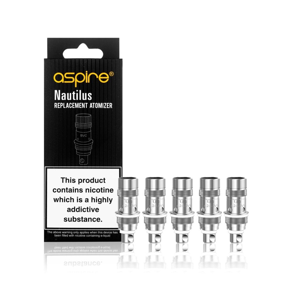 Aspire Nautilus BVC Coil Aspire Nautilus için uygun fiyatlı salt nikotin coil ile üstün lezzet ve uzun ömürlü performans.