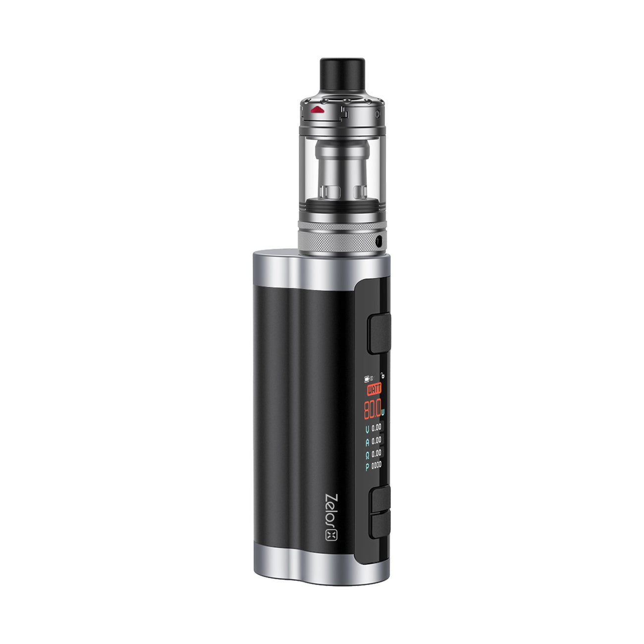 Aspire Zelos X Kit Uzun Ömürlü Pil Uzun ömürlü pili ve ayarlanabilir gücüyle güvenilir kullanım sunan Aspire Zelos X Kit, salt nikotin için ideal ve uygun fiyatlı bir başlangıç setidir.