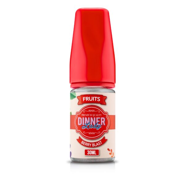 Uygun fiyatlı Dinner Lady Berry Blast salt nikotin likiti, taze üzüm ve ahududu lezzetiyle pod cihazlar için idealdir.