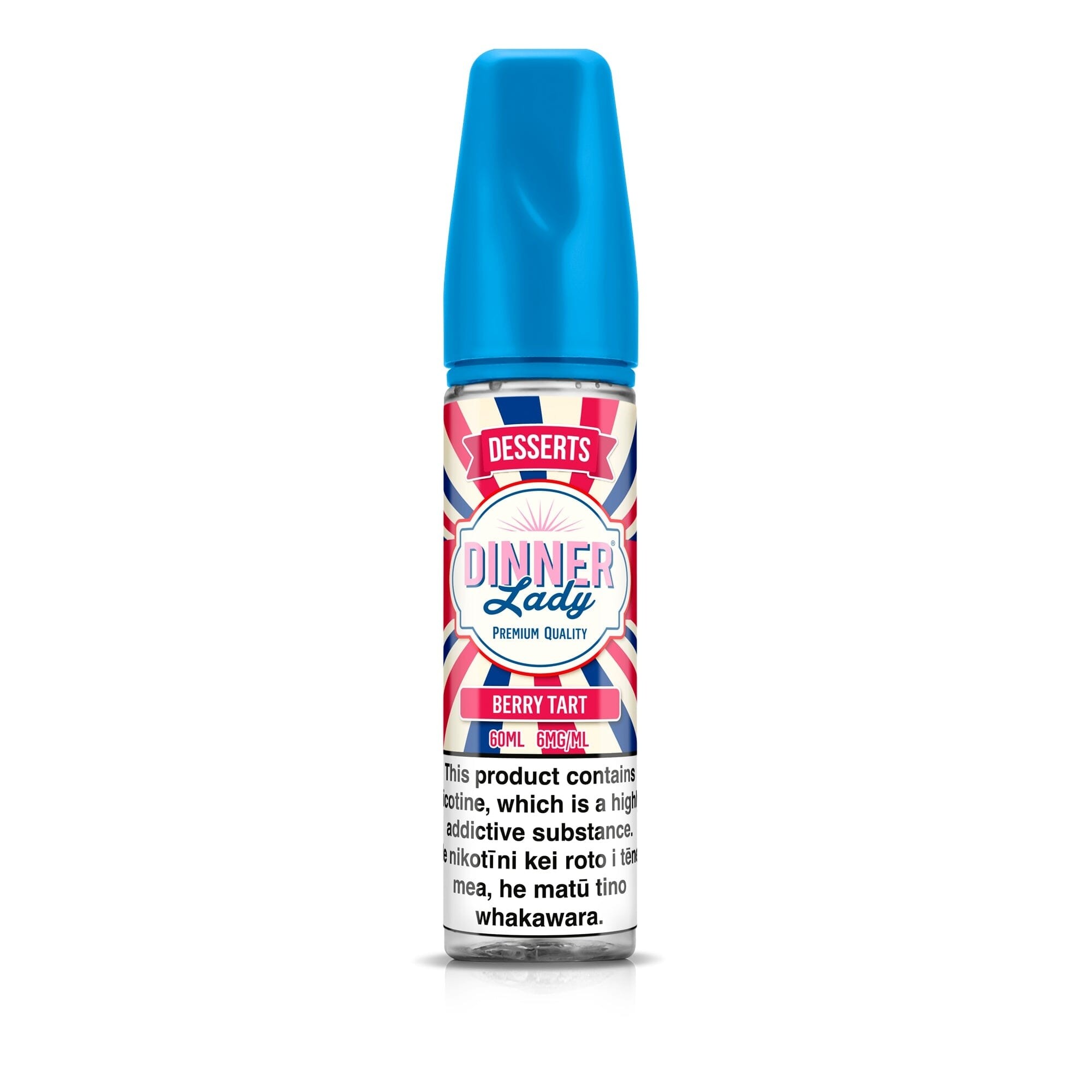 Dinner Lady Berry Tart Likit Taze böğürtlen ve tatlı tart lezzetini birleştiren uygun fiyatlı premium salt nikotin sıvısı.