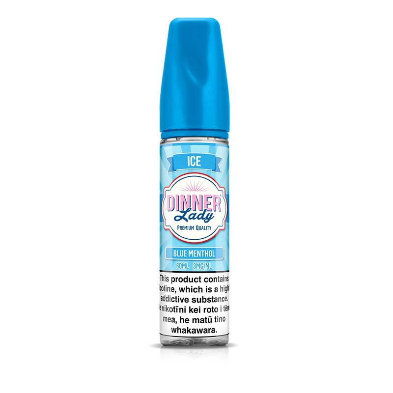 Dinner Lady Blue Menthol Likit Dinner Lady Blue Menthol Likit, ferah mentol serinliği ve dengeli aromasıyla uygun fiyatlı bir salt nikotin seçeneğidir.