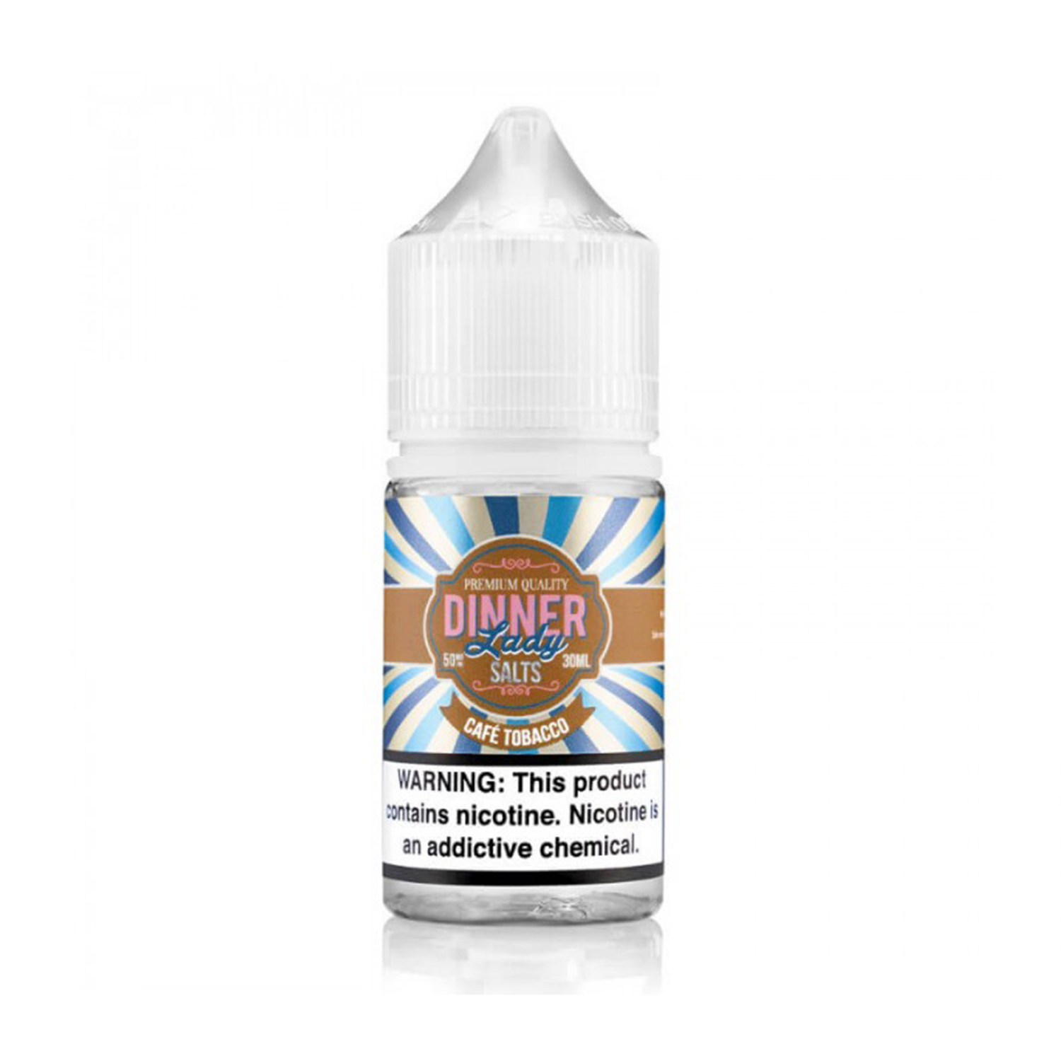 Dinner Lady Cafe Tobacco 30ml Dinner Lady Cafe Tobacco 30ml, tütün ve karamelize kahve lezzetleriyle uygun fiyatlı bir salt nikotin likit.