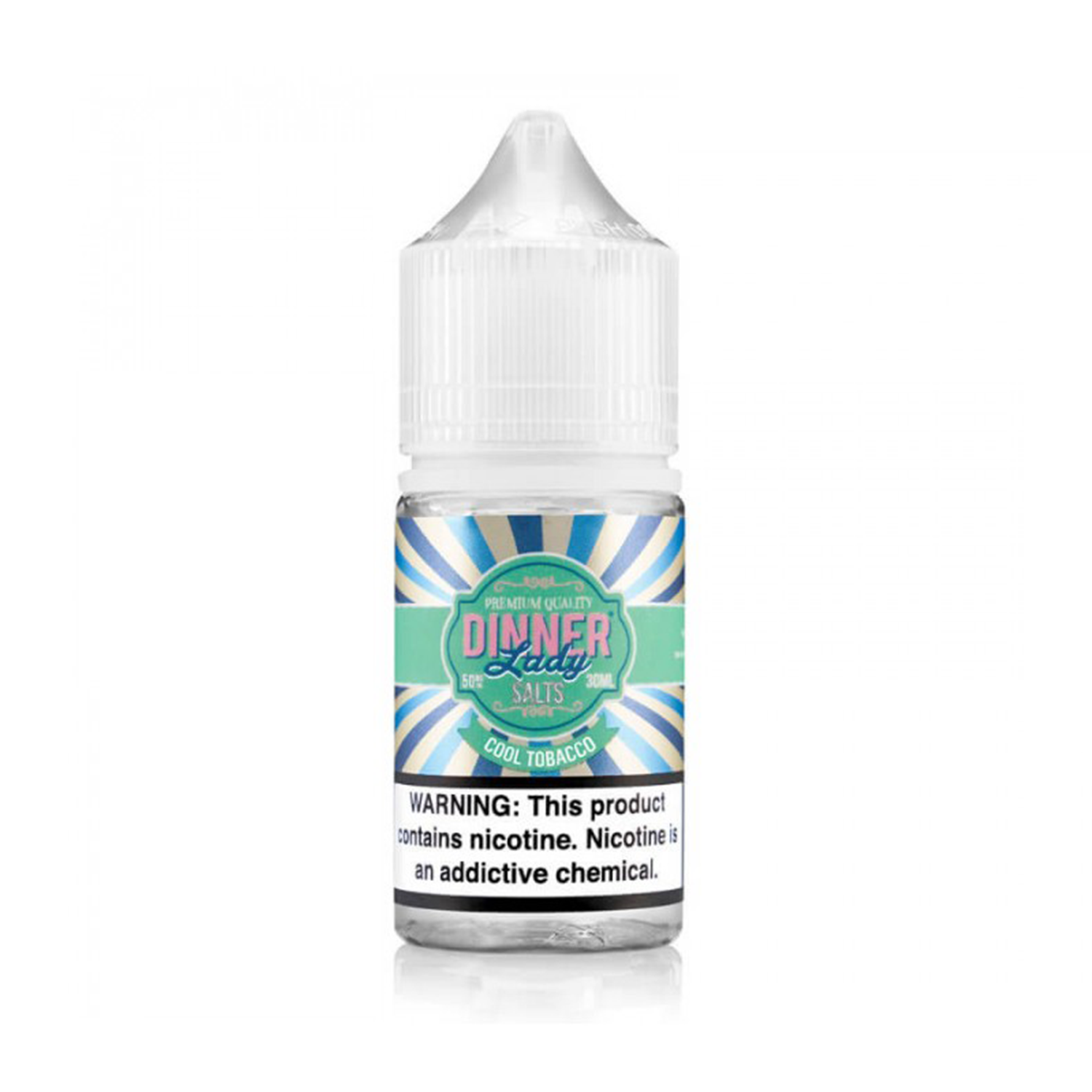 Dinner Lady Cool Tobacco Salt Likit 30ml Dinner Lady Cool Tobacco 30ml, serin tütün tadı ve salt nikotinle yoğun buhar sunan uygun fiyatlı bir likit.