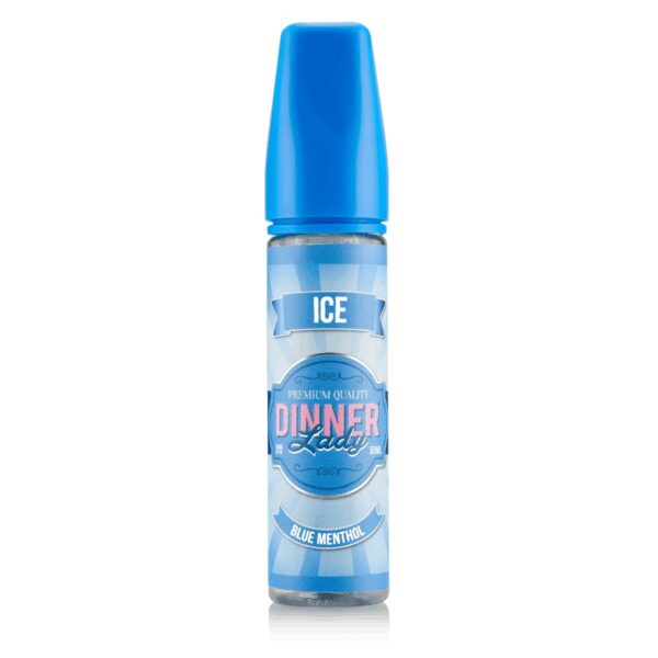 Dinner Lady Ice Blue Menthol Likit, pod cihazlarınız için ferah nane ve buz karışımı sunan uygun fiyatlı bir salt nikotin e-sıvısıdır.