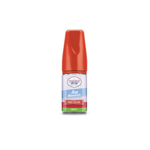 Uygun fiyatlı Dinner Lady Ice Fruit Splash Mint salt nikotin likiti, pod cihazlarınızda buzlu meyve ve nane ferahlığı sunar.