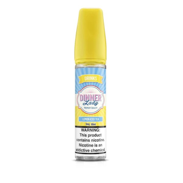 Uygun fiyatlı Dinner Lady Lemon Ice Tea likit, ferahlatıcı limonlu buzlu çay tadı ve premium salt nikotin sunar.