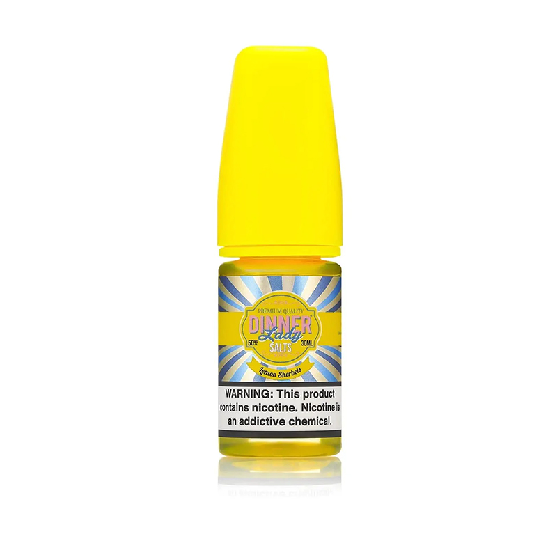 Dinner Lady Lemon Sherbet Likit 30ML Ferah limon ve şeker tadıyla uygun fiyatlı salt nikotin keyfi sunar.