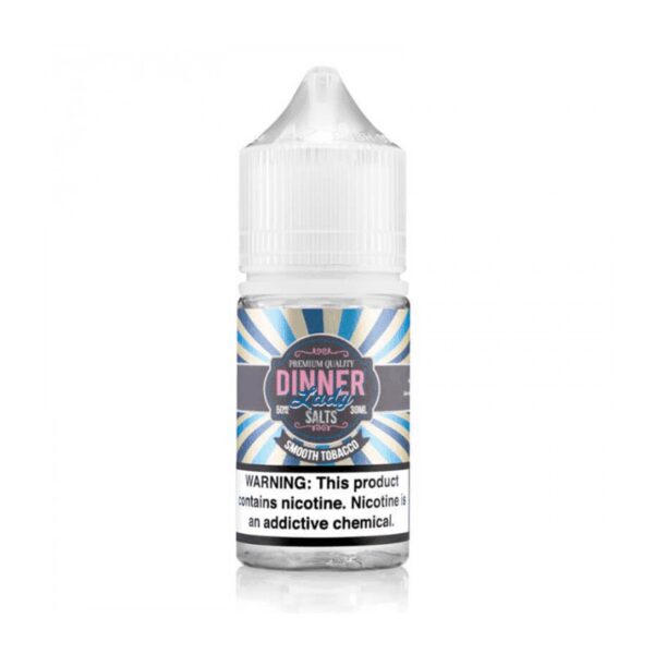 Uygun fiyatlı Dinner Lady Smooth Tobacco 30ml, doğal tütün tadını salt nikotinle sunar.