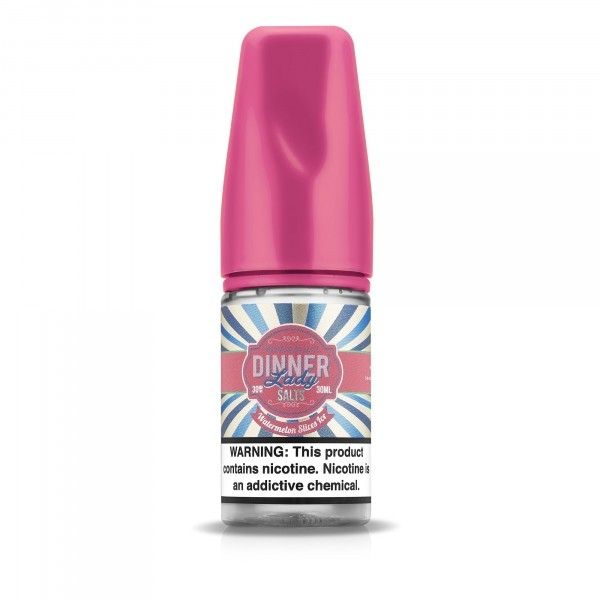 Uygun fiyatlı Dinner Lady Watermelon Slices 30ML, premium karpuz dilimleri tadıyla yoğun buhar ve uzun tat deneyimi sunar.