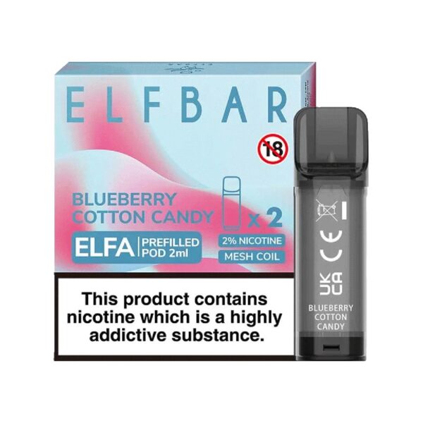 Yaban mersini ve pamuk şekeri aromalı, 4ml kapasiteli bu uygun fiyatlı kartuş salt nikotin için idealdir.
