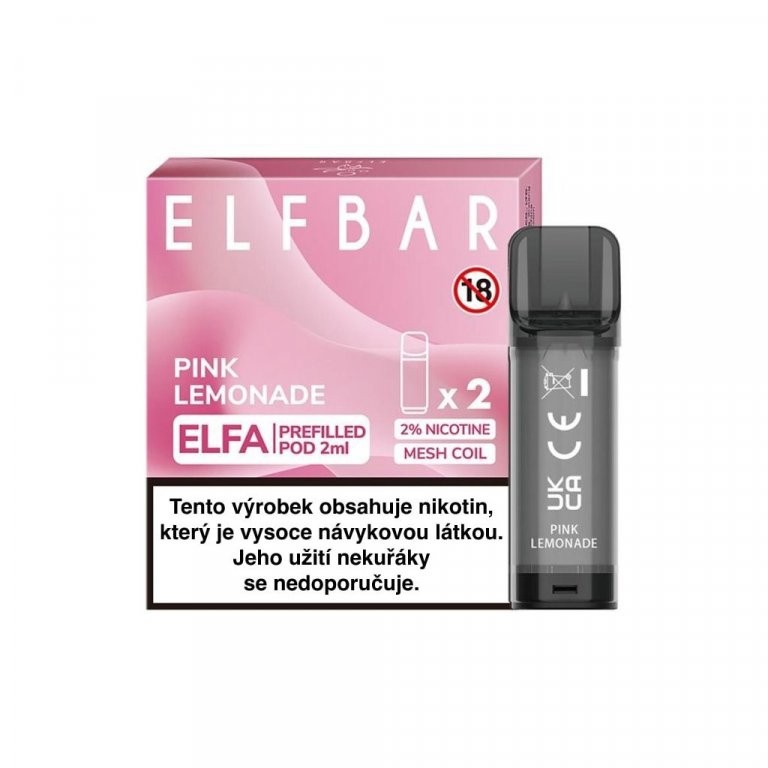 Elf Bar Elfa Pink Lemonade Pod Kartuş 4ml Uygun fiyatlı Elf Bar Elfa Pink Lemonade Pod Kartuş, 4ml kapasite ve salt nikotin ile ferahlatıcı lezzet sunar.