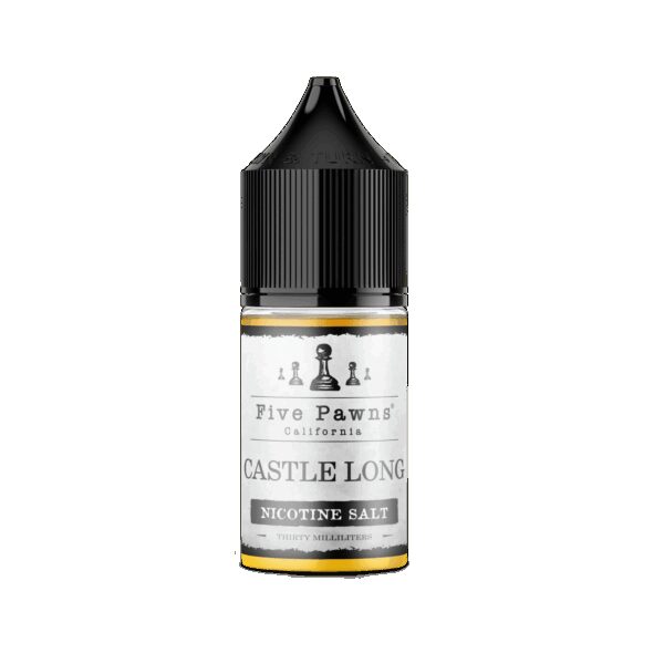 Viski, hindistan cevizi ve vanilya notalarıyla Castle Long salt likit 30ml, uygun fiyatlı ve yoğun lezzet sunar.