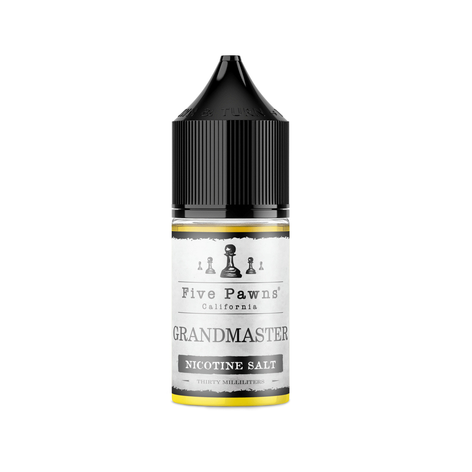 Five Pawns Grandmaster 30ml Salt Likit Uygun fiyatlı Five Pawns Grandmaster 30ml, salt nikotin ile muzlu turta ve karamelize fıstık aroması sunar.
