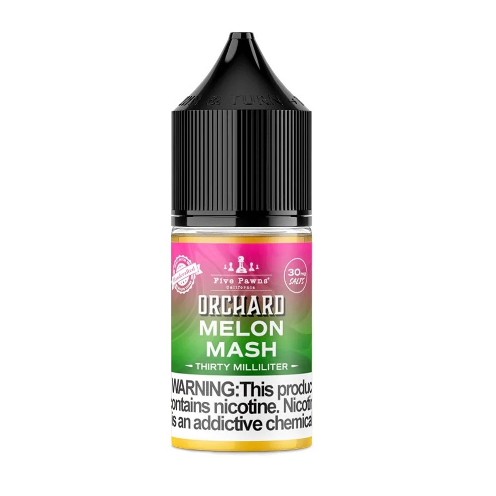 Five Pawns Melon Mash Salt Likit Uygun fiyatlı salt nikotin likiti Five Pawns Melon Mash, taze kavun ve meyve notalarını birleştirir.