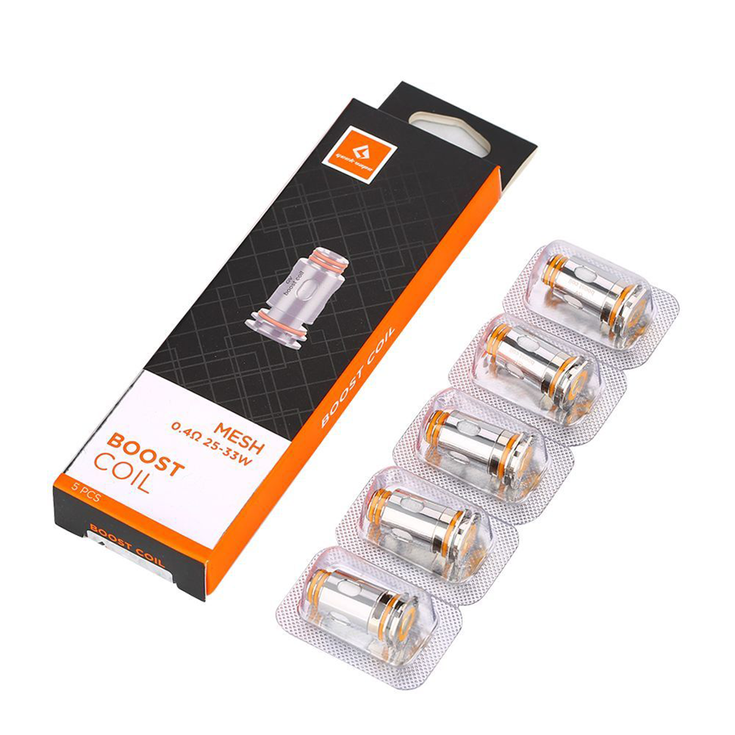 GeekVape Aegis Boost Coil GeekVape Aegis Boost için uygun fiyatlı B serisi coil, dayanıklı yapısıyla yüksek lezzet ve salt nikotin uyumu sunar.
