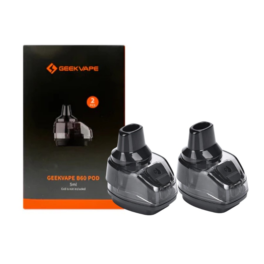 Geekvape B60 Pod Kartuş 5ml Geekvape B60 Pod Kartuş 5ml, dayanıklı yapısı ve salt nikotin için uygun fiyatlı yedek kartuş.