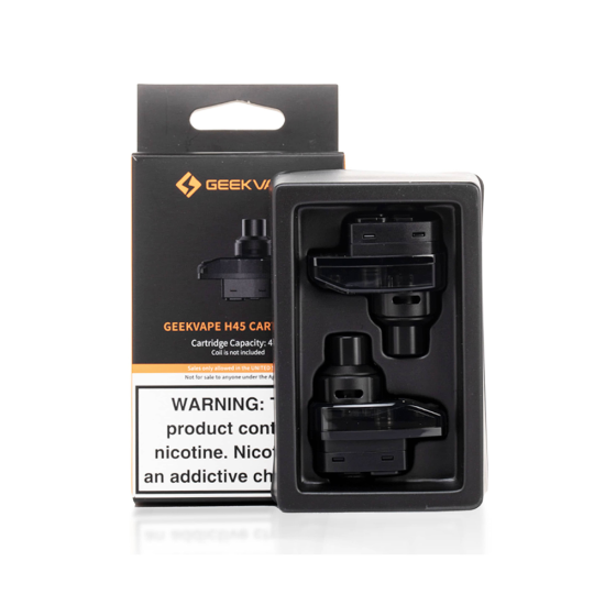 Geekvape H45 kartuş, salt nikotin ile yoğun buhar ve üstün lezzet sunan uygun fiyatlı bir seçenektir.