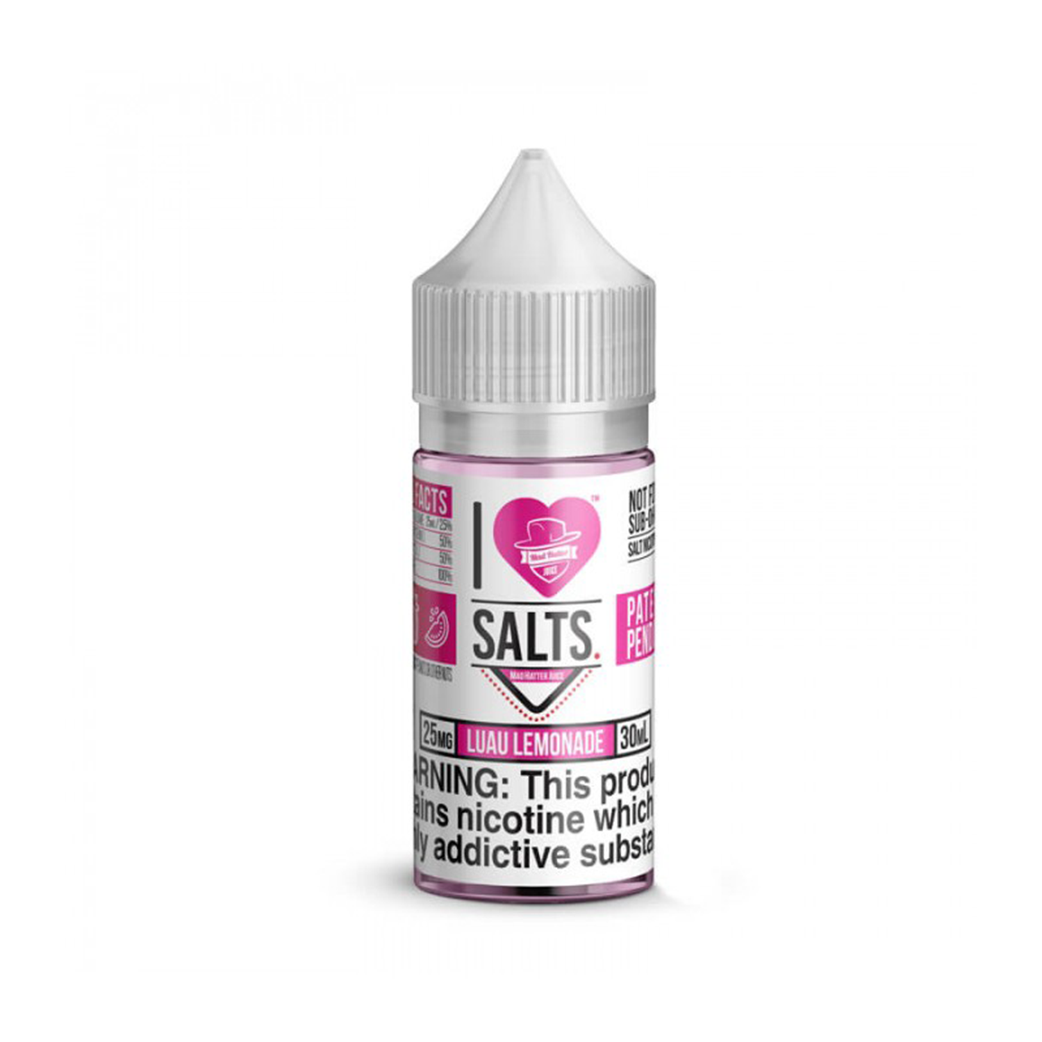 I Love Salts Luau Lemonade 30ml Taze limonata aromasıyla canlandıran bu salt nikotin likit, pod cihazlar için uygun fiyatlı bir lezzet deneyimi sunar.