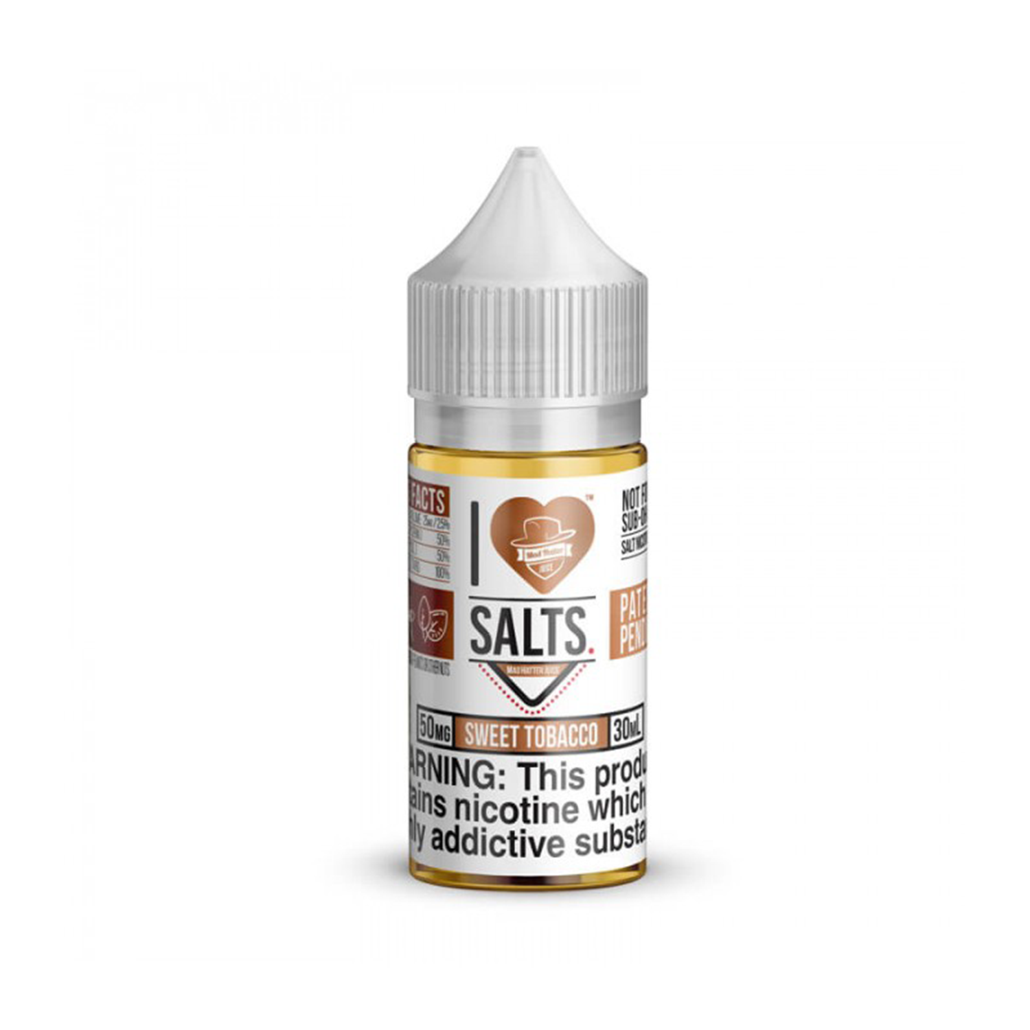 I Love Salts Sweet Tobacco 30ml Uygun fiyatlı I Love Salts Sweet Tobacco 30ml likit, yoğun tatlı tütün aromasıyla pratik şişede keyifli bir salt nikotin deneyimi sunar.