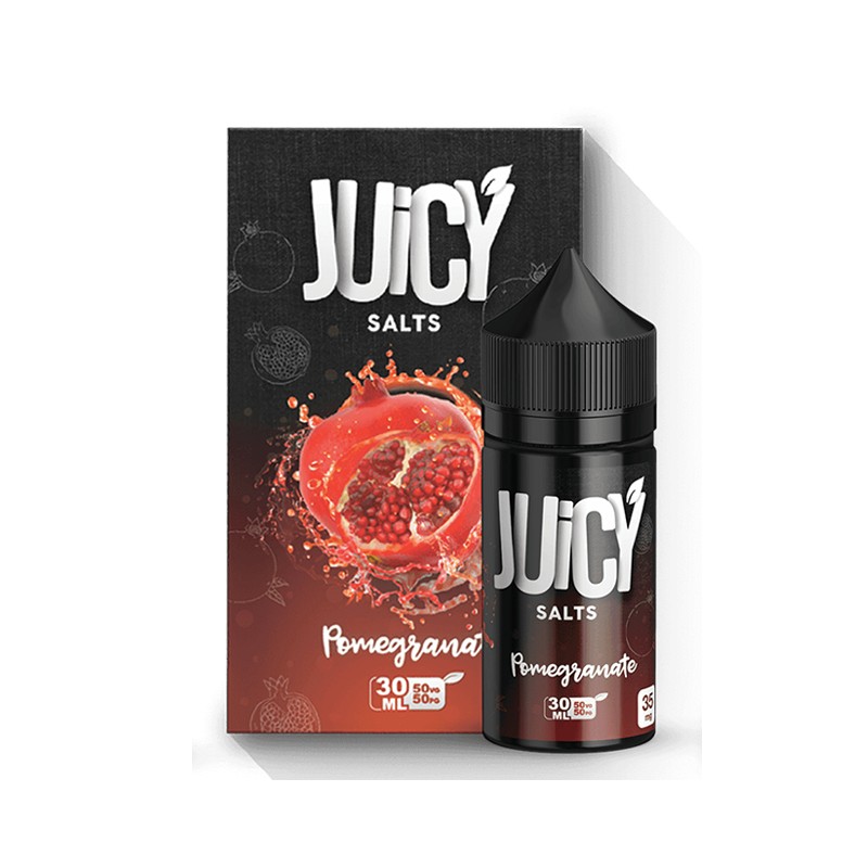 Juicy Salts Pomegranate Narın ferahlatıcı tadını salt nikotinle birleştiren bu premium likit, uygun fiyatıyla günlük kullanım için idealdir.