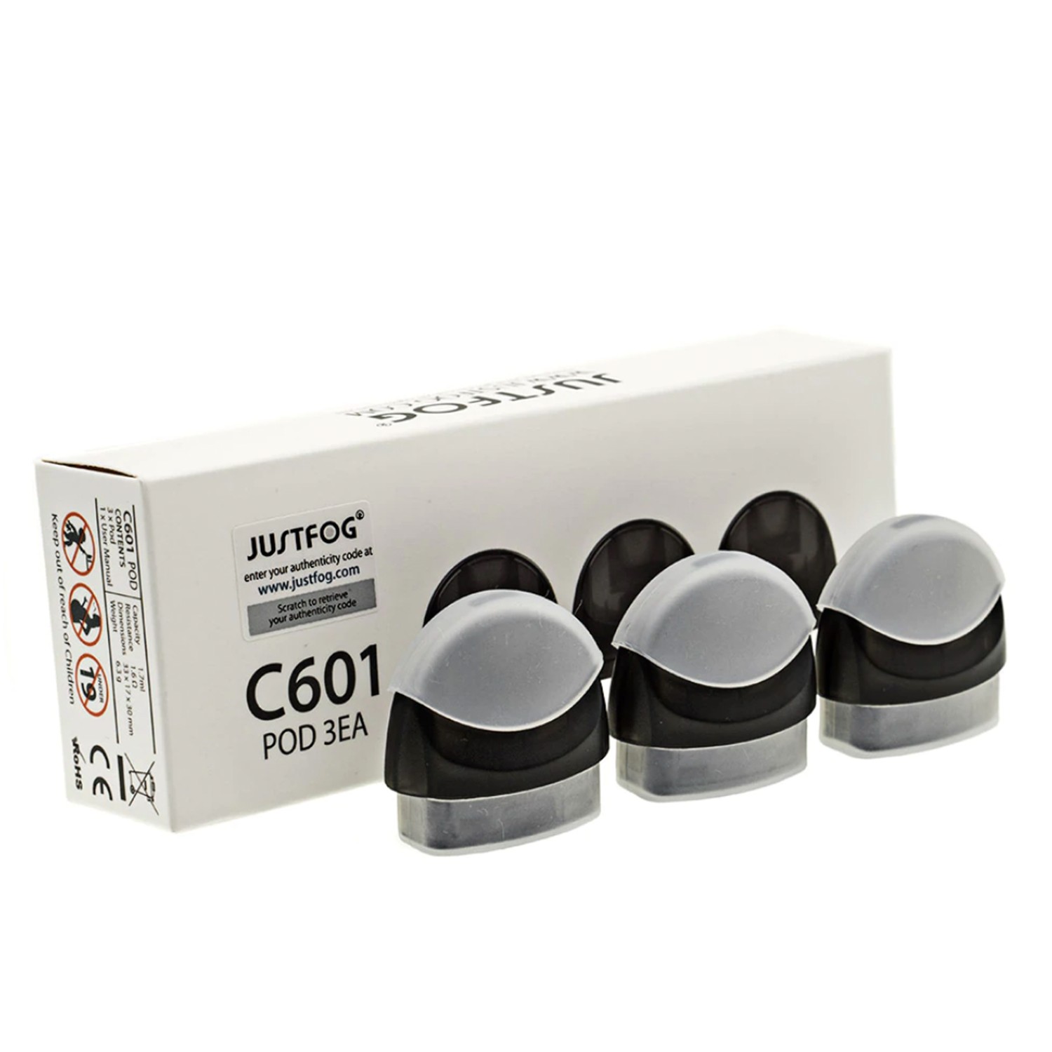 Justfog C601 3'lü Kartuş Justfog C601 3'lü kartuş seti uygun fiyatlı yüksek performanslı buhar ve salt nikotin ile uzun ömürlü lezzet sunar.