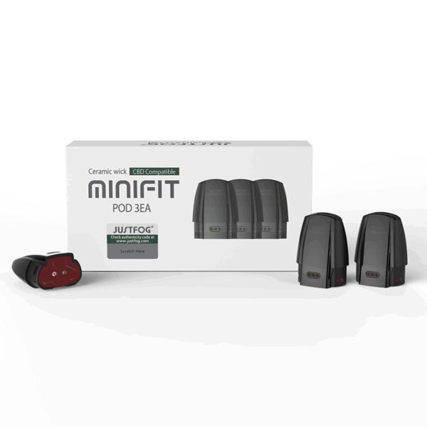 Justfog Minifit için 3'lü kartuş seti, salt nikotin uyumlu ve uygun fiyatlı uzun ömürlü buhar performansı sunar.