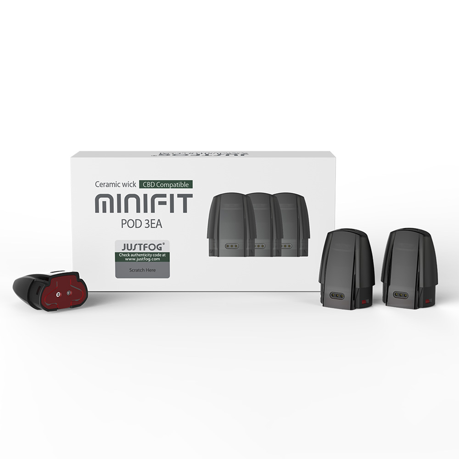 Justfog Minifit 3'lü Kartuş Justfog Minifit için 3'lü kartuş seti, salt nikotin uyumlu ve uygun fiyatlı uzun ömürlü buhar performansı sunar.