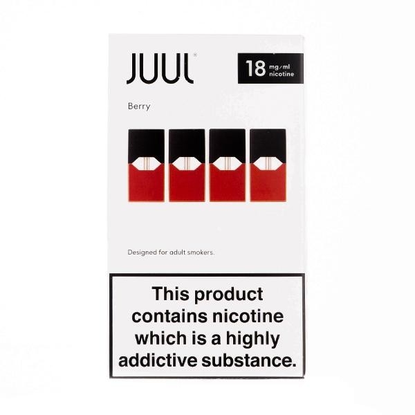 Uygun fiyatlı Juul Berry 1.8 Pod Kartuş, yoğun böğürtlen aroması ve %5 salt nikotin ile tatmin edici bir deneyim sunar.