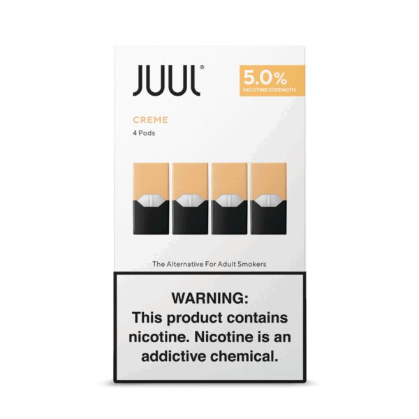 Uygun fiyatlı Juul Creme 5% ile zengin krema aroması ve yoğun buharın keyfini çıkarın.