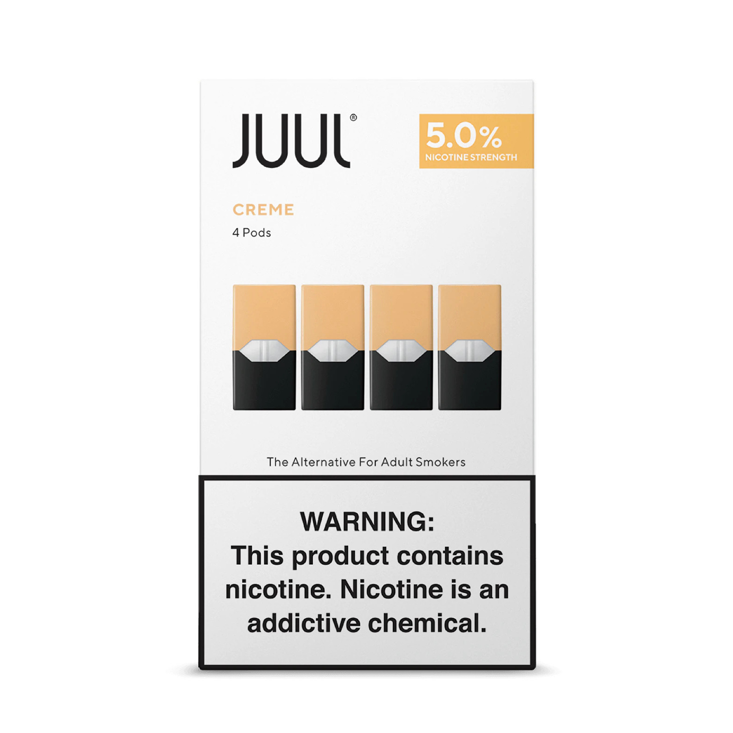 Juul Creme 5% Zengin Krema Uygun fiyatlı Juul Creme 5% ile zengin krema aroması ve yoğun buharın keyfini çıkarın.