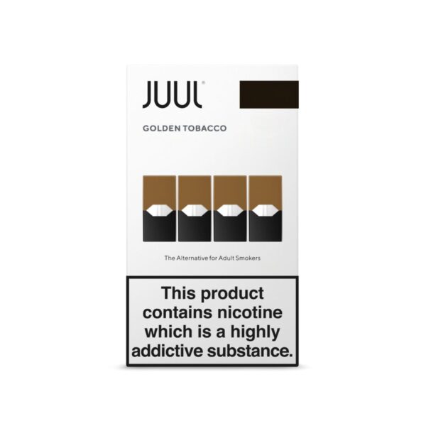 Uygun fiyatlı Juul Golden Tobacco, altın tütün aromalı salt nikotin ile pürüzsüz içim sunar.