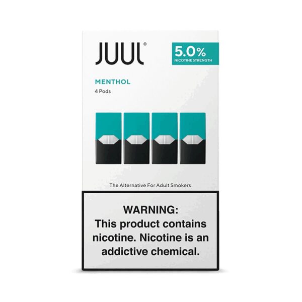 Juul Menthol %5 ile ferahlatıcı nane aroması ve uygun fiyatlı salt nikotin deneyimi yaşayın.