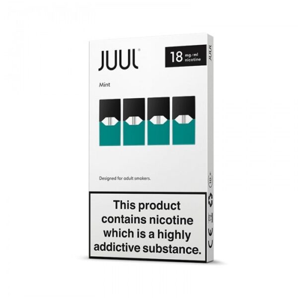 Uygun fiyatlı Juul Mint 18 mg/ml ile ferahlatıcı nane ve yoğun salt nikotin buharını keşfedin.