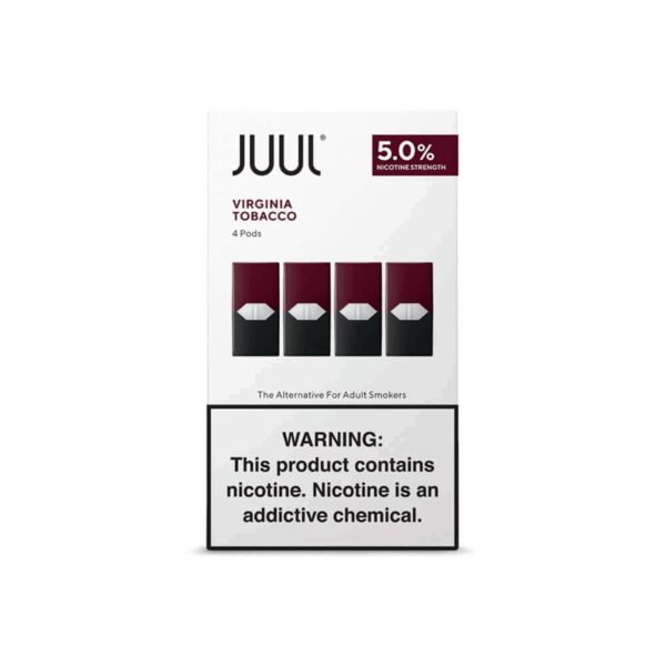 Juul Virginia Tobacco 5% ile klasik tütün tadını uygun fiyata ve yüksek kaliteli salt nikotinle deneyimleyin.
