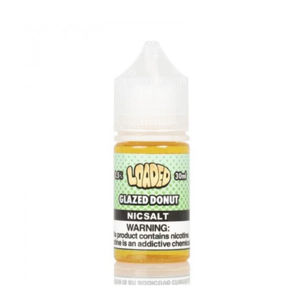 Loaded Glazed Donut 30ml salt likit, tatlı çörek lezzetini uygun fiyatla pod sistemlerde sunar.