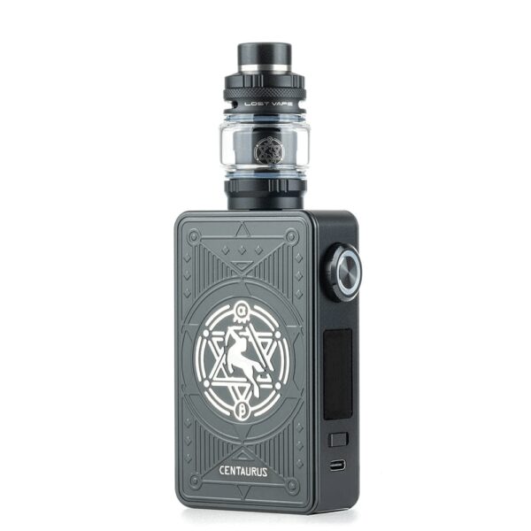 Uygun fiyatlı Lost Vape Centaurus M200 Kit, 200W güç ve salt nikotin ile dayanıklı performans sunar.