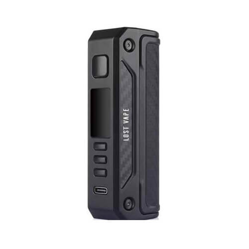 Uygun fiyatlı Lost Vape Thelema Solo 100W Mod, salt nikotin için tek 18650 pil ile güçlü ve taşınabilir performans sunar.