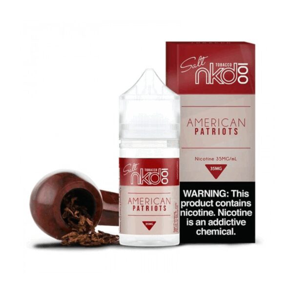 Uygun fiyatlı Naked American Patriots 30ml salt nikotin likiti, yoğun aroması ve uzun süreli keyfiyle öne çıkar.