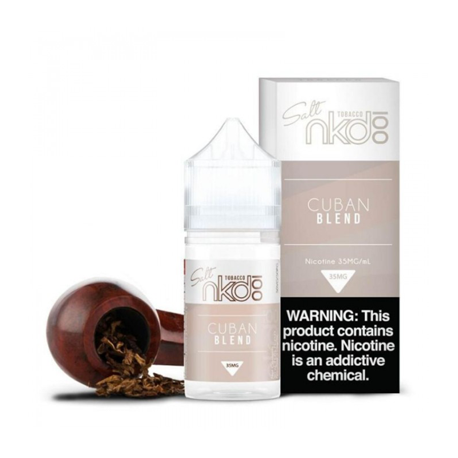 Naked Cuban Blend Salt Likit 30ml Yoğun tütün aromalı Naked Cuban Blend 30ml salt nikotin likiti, uygun fiyatla premium lezzet sunar.