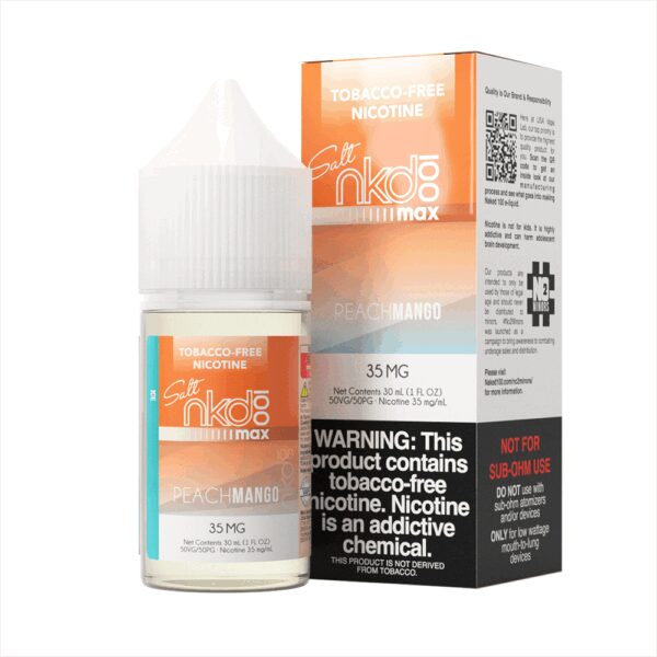 Uygun fiyatlı Naked Peach Mango Ice, şeftali mango aroması ve buz serinliğiyle yüksek kaliteli salt nikotin sıvısıdır.