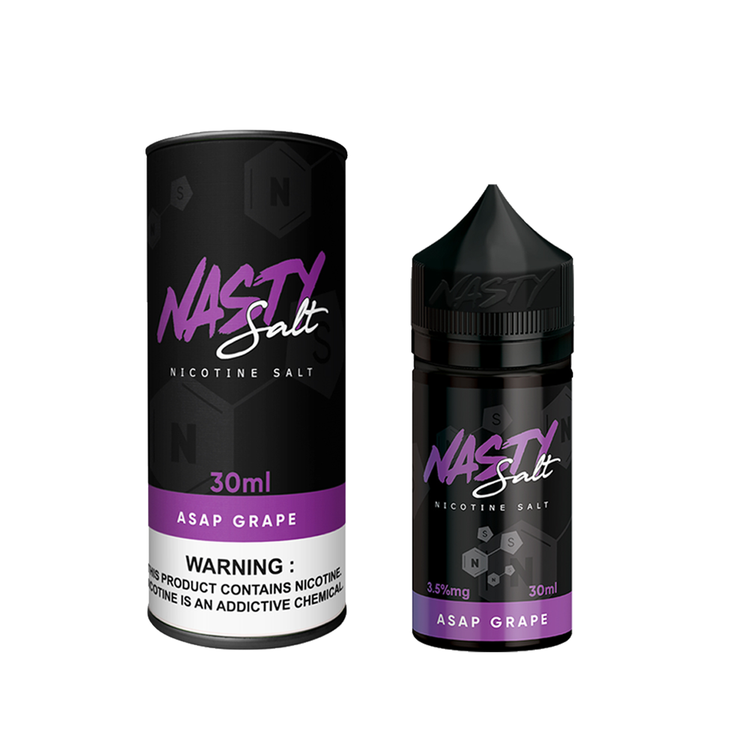 Nasty Asap Grape 30ml Premium Salt Likit Uygun fiyatlı Nasty Asap Grape 30 ml salt nikotin likiti, yoğun üzüm tadıyla hızlı etki sunar.