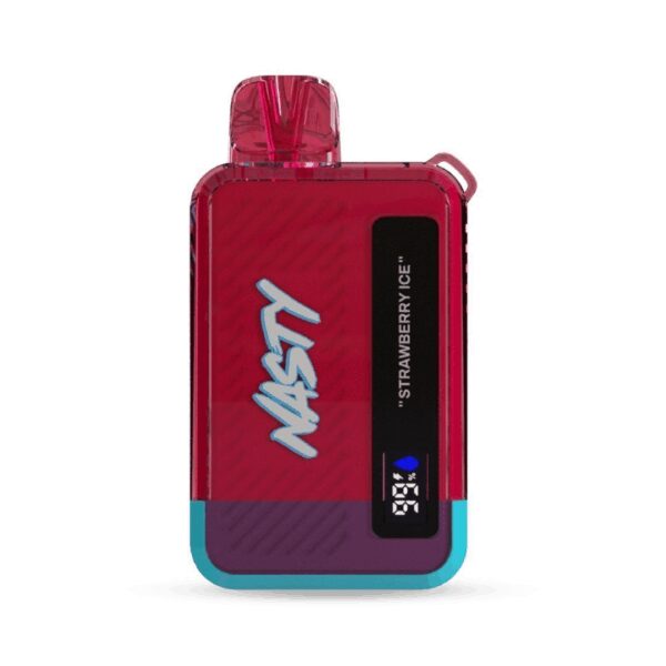 Nasty Bar 10000 Strawberry Ice kullan-at vape, taze çilek aroması ve buz serinliğiyle uygun fiyatlı bir seçenek sunar.