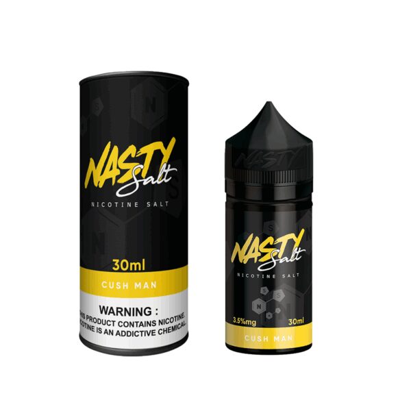 Nasty Cush Man Salt Likit, pod cihazlarınızda yoğun meyve lezzeti ve yüksek salt nikotin sunan uygun fiyatlı premium likittir.