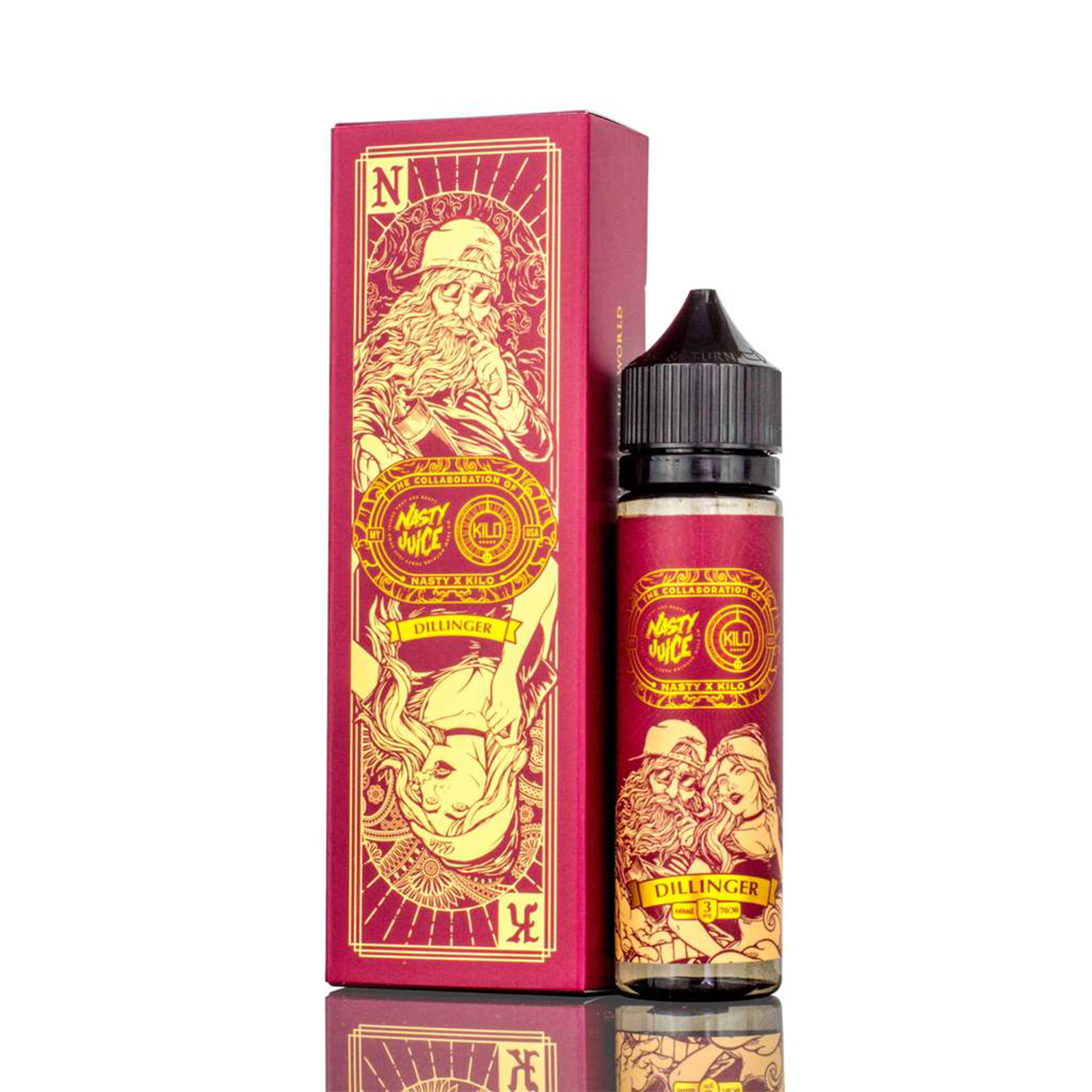 Nasty Juice X Kilo Dillinger Nasty Juice X Kilo Dillinger ile yoğun tat deneyimi ve uygun fiyatlı yüksek salt nikotin keyfi.