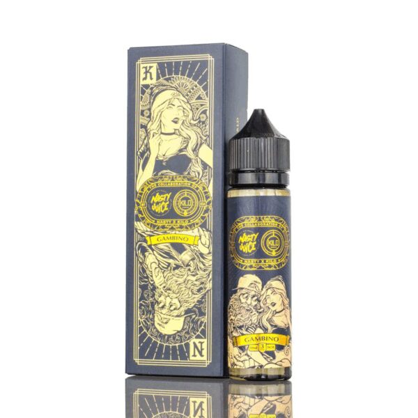 Nasty Juice X Kilo Gambino likit, pod sistemler için yoğun lezzet ve uygun fiyatlı salt nikotin sunar.