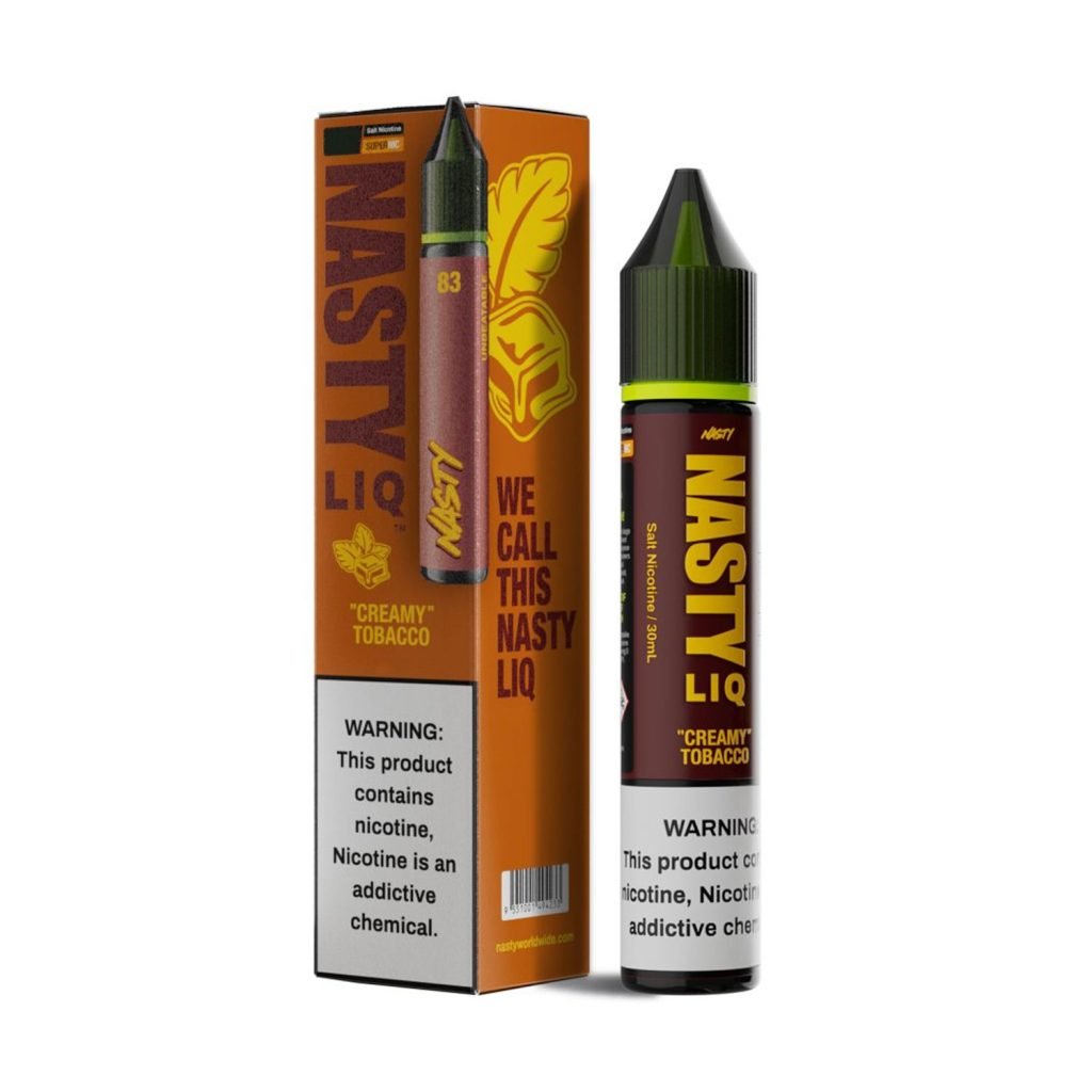 Nasty Creamy Tobacco Likit Kremsi tütün lezzetini uygun fiyatlı salt nikotin likiti ile pürüzsüz buharda keşfedin.