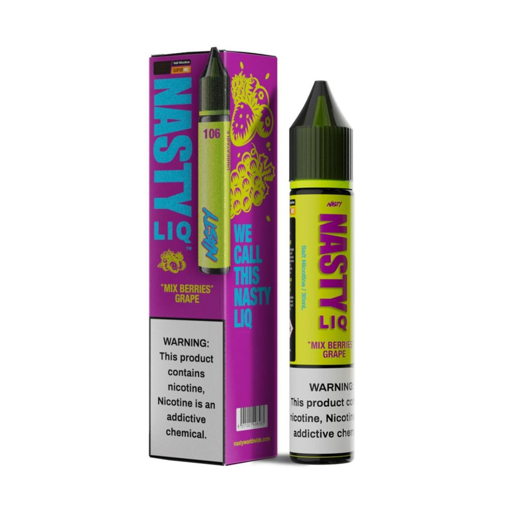 Nasty Liq Mix Berries Grape Likit Uygun fiyatlı Nasty Liq Mix Berries Grape salt nikotin likitiyle üzüm ve meyvelerin dengeli tadını keşfedin.